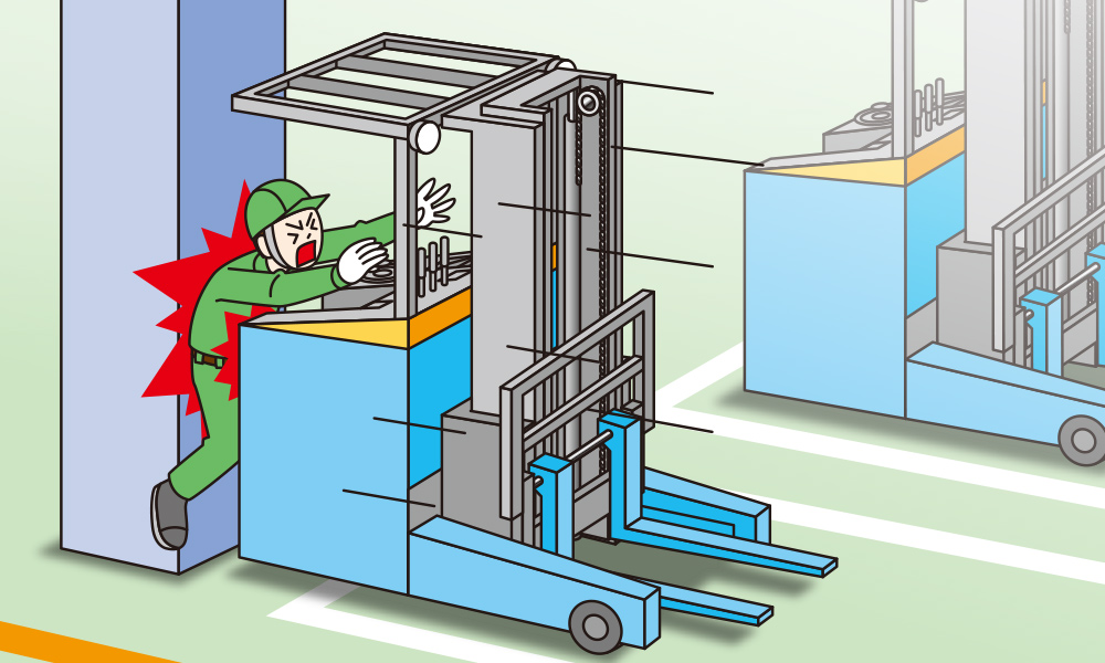 フォークリフト 事故 事例